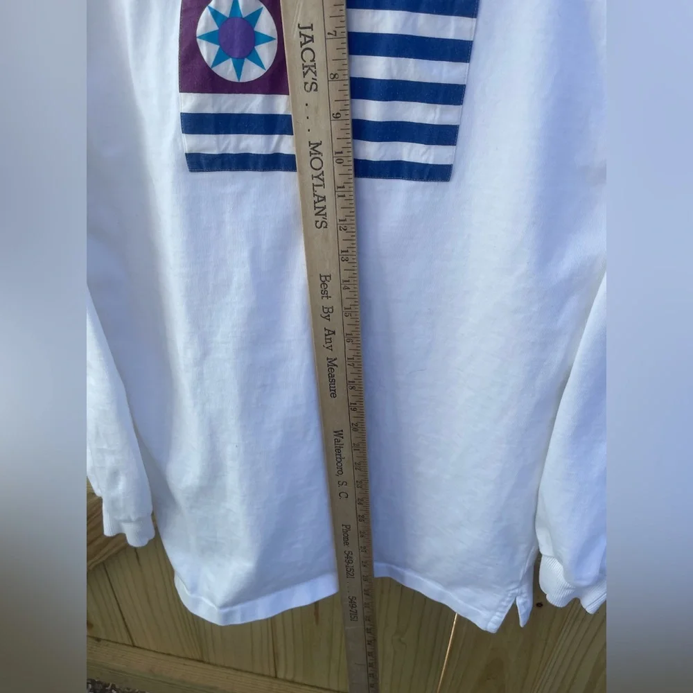 Vintage Ensign Sport Flag Pullover Men’s L White 100% Cotton nautical cool
24 - Picture 8 of 8
